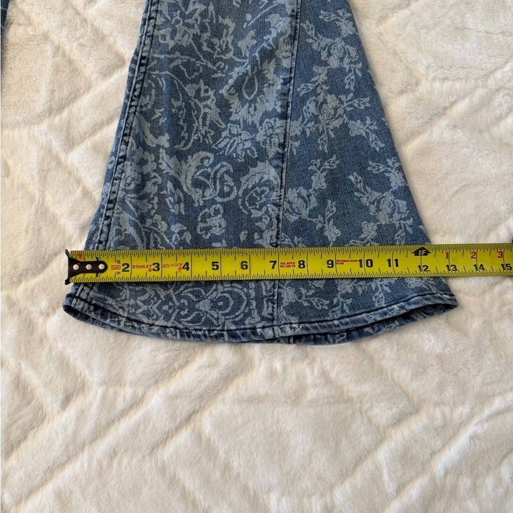 We The Free Floral Flare/Bell Jeans Size 29 - Picture 6 of 10